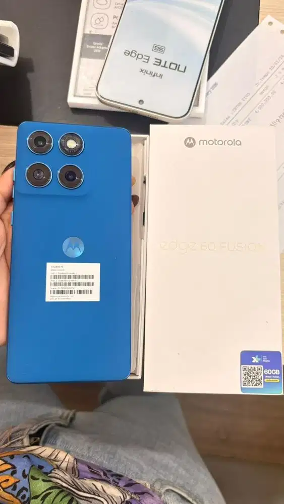 MOTOROLA EDGE 60FUSION 5g  12/256GB GARANSI RESMI READY WANDICELL