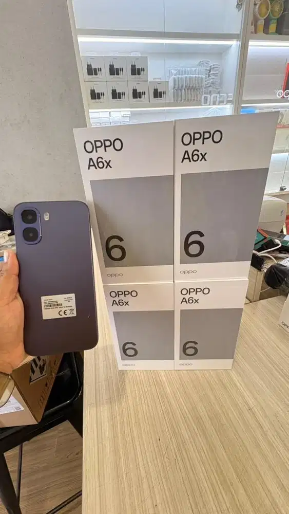 OPPO A6x 4+8/64 dan 4+8/128 GARANSI RESMI BISA COD DAN CREDIT DI WANDI
