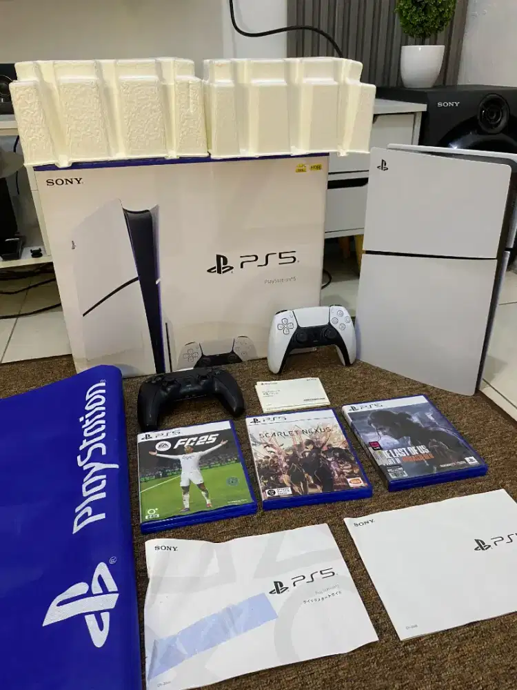PS5 SLIM ORI GAME BANYAK LIKE NEW