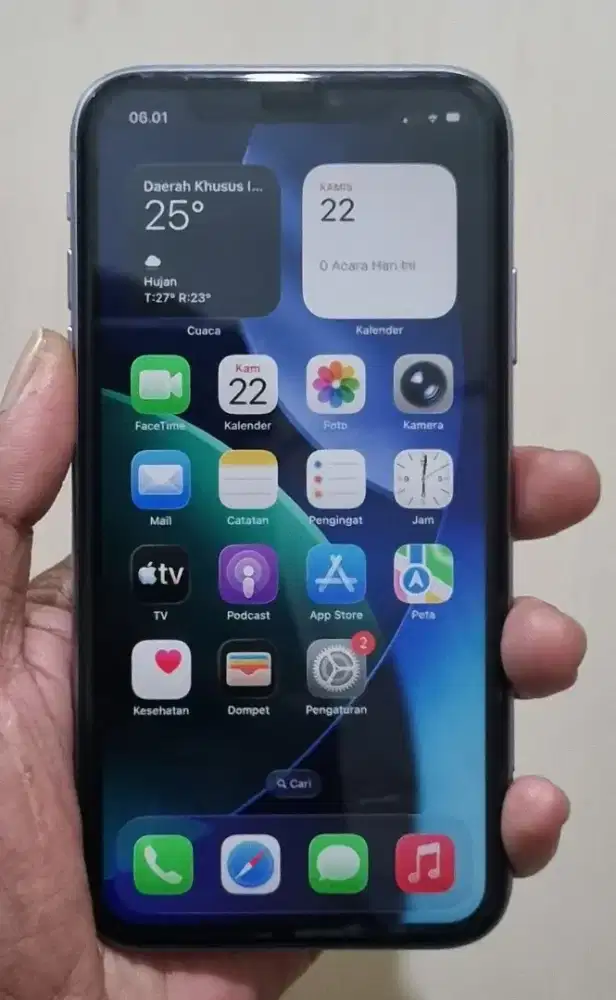 Iphone 11 64gb hp dus kabel data