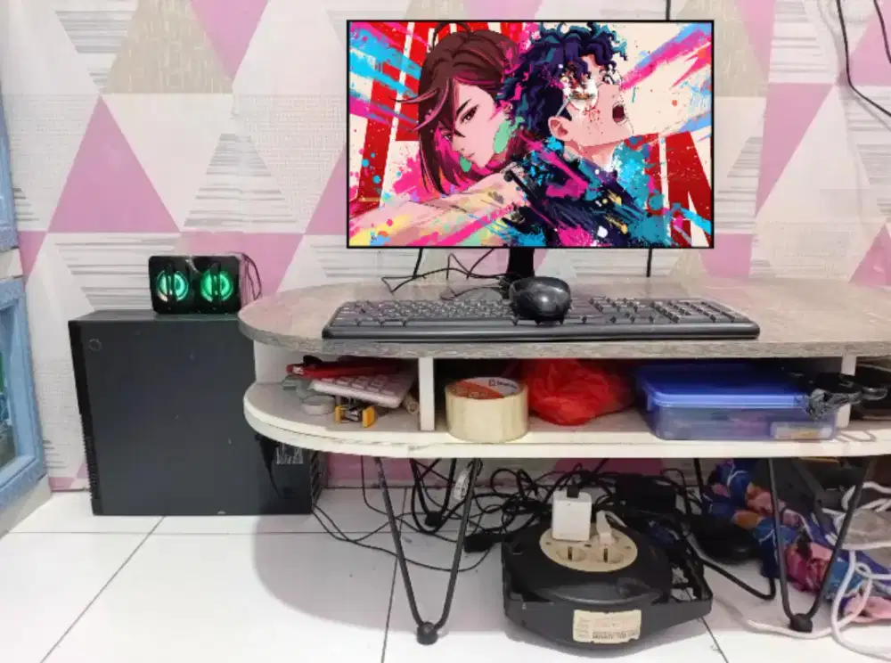 PC GAMING DESIGN + LCD + RAM 8 GB + VGA 1 GB + HD 500 GB + GAMES APP