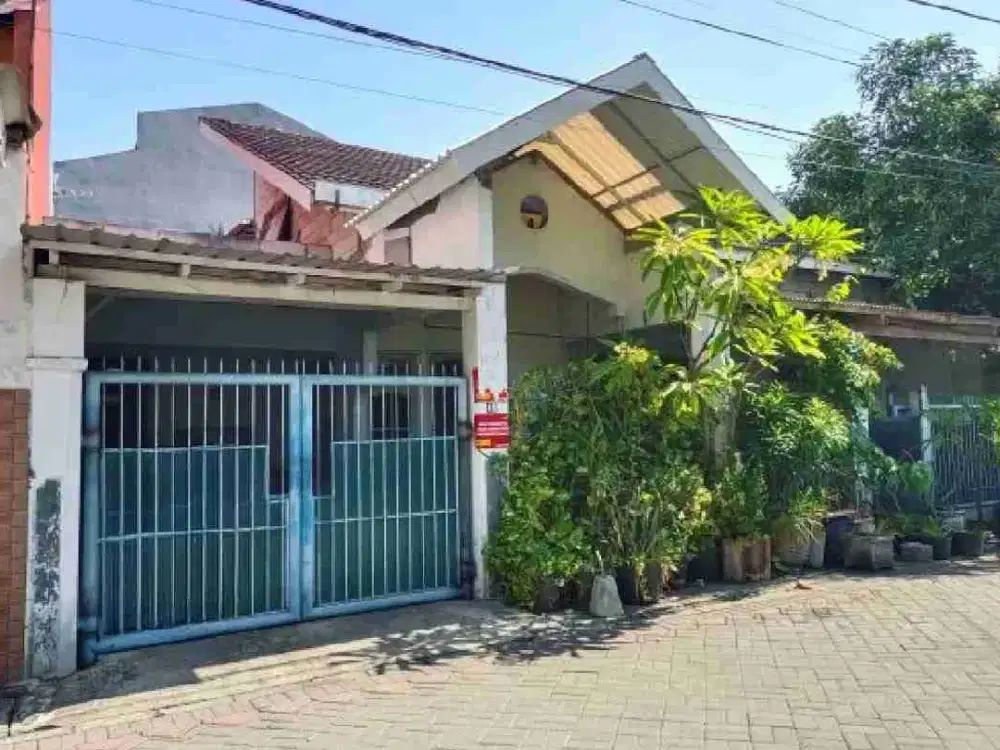 Dijual murah via lelang Rumah di Pondok tanjung permai Wonorejo Surabaya timur
