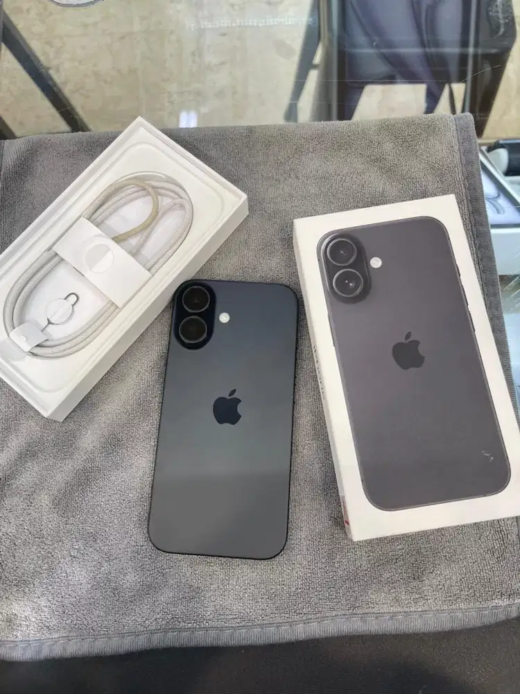 Iphone 16 256 black Ibox On 13/April/2026 bh95% fullset