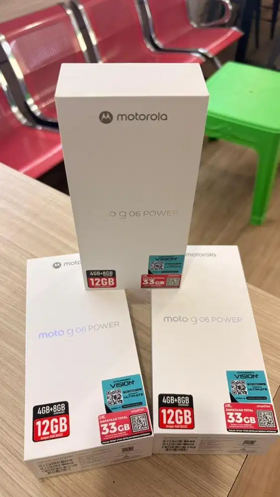 MOTOROLA G06 4+8/128GB GARANSI RESMI READY WANDICELL