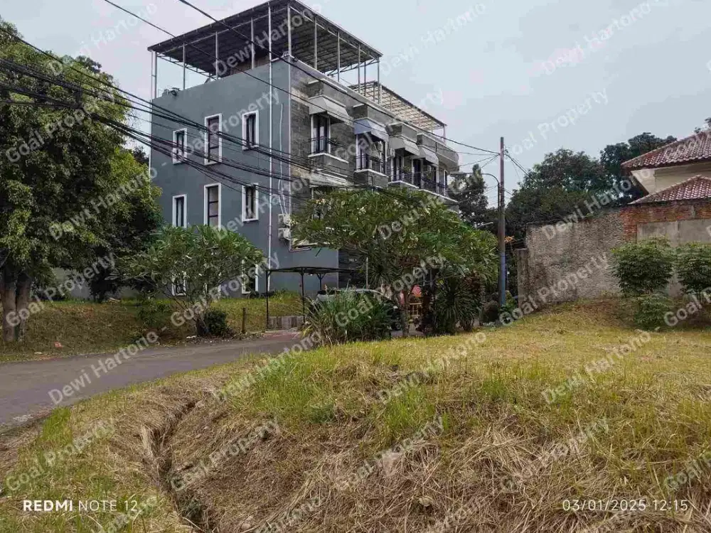 Dijual Murah Tanah Kavling Hoek Griya Loka BSD