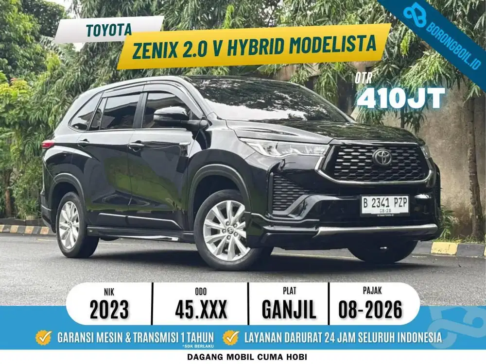 ZENIX V HYBRID MODELISTA PANORAMIC SUNROOF 2023 LIKE NEW ISTIMEWA