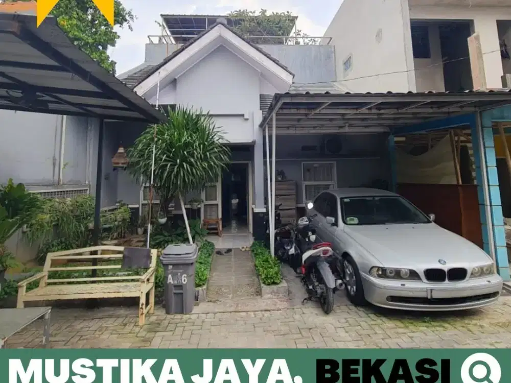 Rumah dijual Murah 2,5 Lt. Mustika Jaya, Bekasi 12 menit Tol Grand Wisata