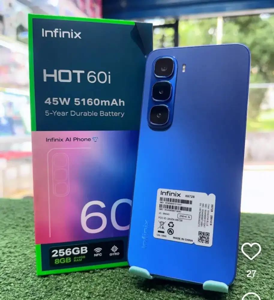 INFINIX HOT 60I 16/256GB 'ATLANTIS DAHSYAT'
