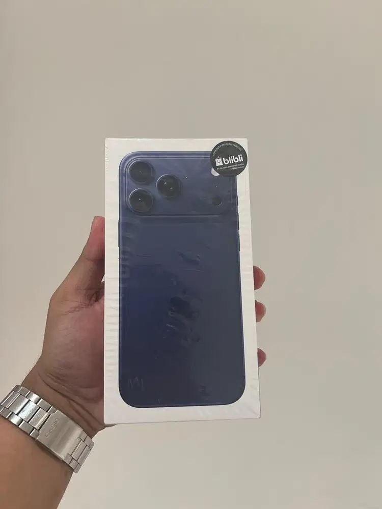 IPHONE 17 PRO MAX 256 GB DEEP BLUE BLIBLI NEW SEGEL