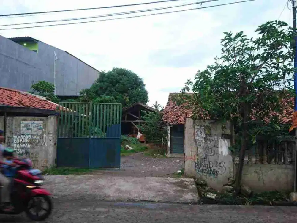 Dijual Tanah (ada rumah dan kontrakan) di Jl. flamboyan, cengkareng barat, cengkareng, jakarta barat.