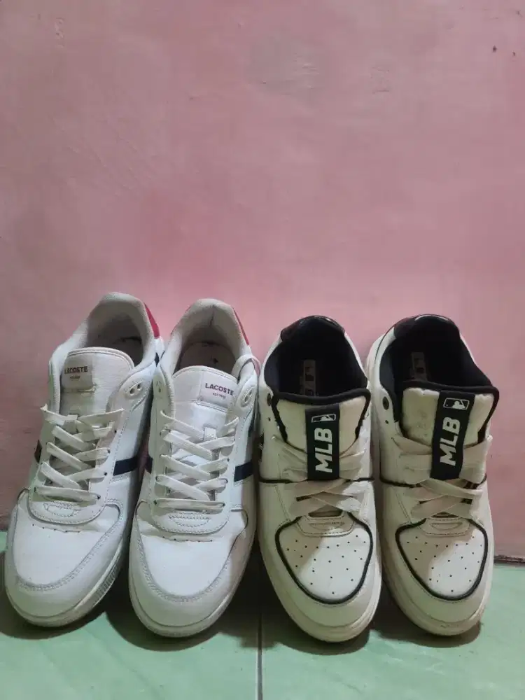 Sepatu MLB made Vietnam ,Lacoste ori uk 42 ...borongan 500 aj