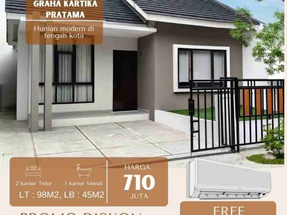 rumah strategis di pemda cibinong full bata merah akses jln raya