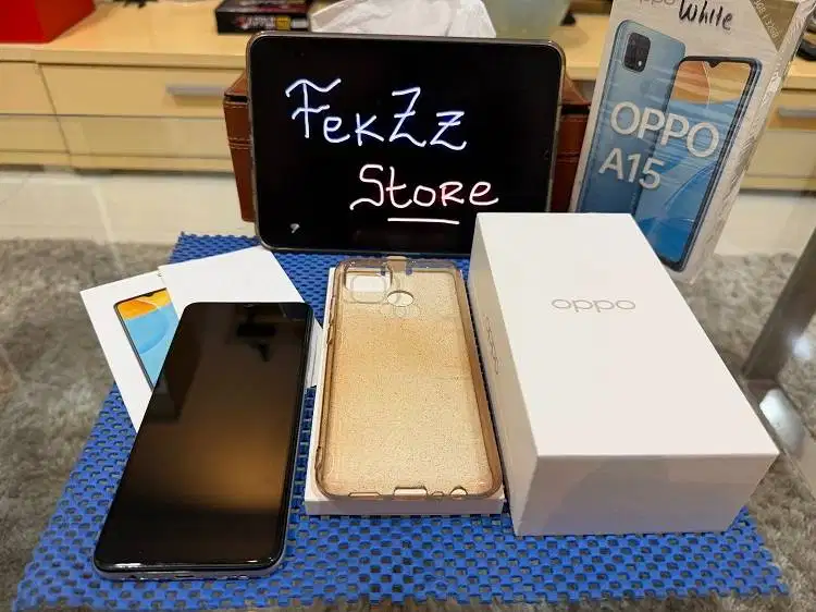 Oppo A15 3/32Gb White Murah aja, Ex Pemakaian Cewek - Ada MINUS !!