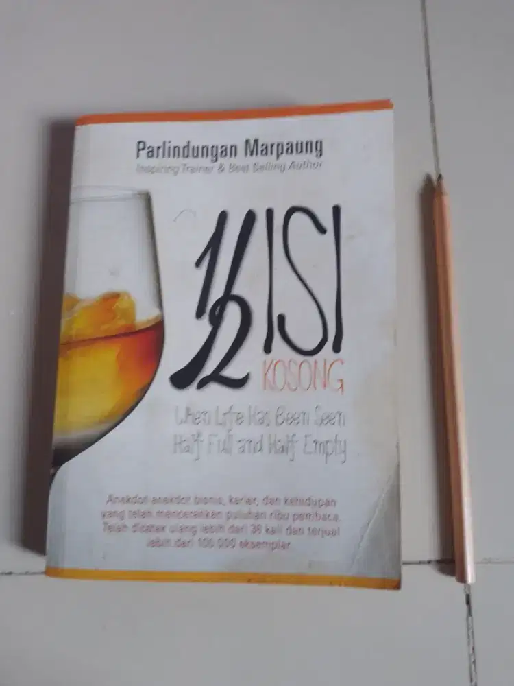 Dijual Buku 1/2 Isi 1/2 Kosong