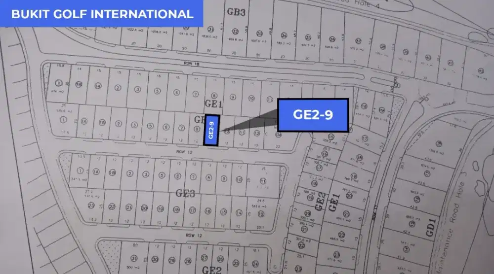 Dijual Kavling BGI Citraland blok GE depan, Akses Jalan 3 Mobil