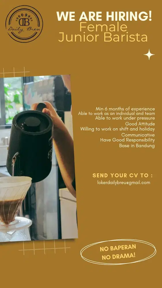 Lowongan kerja daily breu