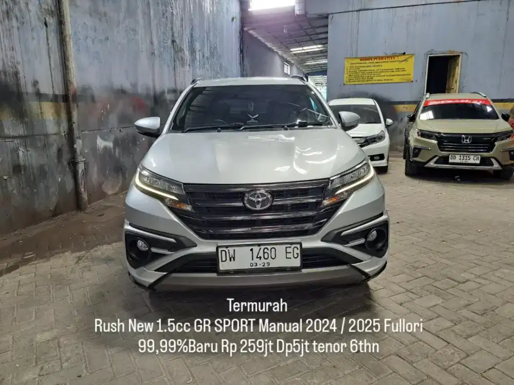 Rush New 1.5cc GR SPORT MANUAL 2024 / 2025 99,99%Baru dtoko Langka