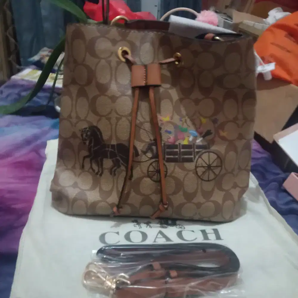 Tas serut ada tali panjang kwalitas premium