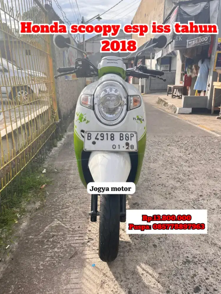 (P) Honda scoopy esp iss tahun 2018