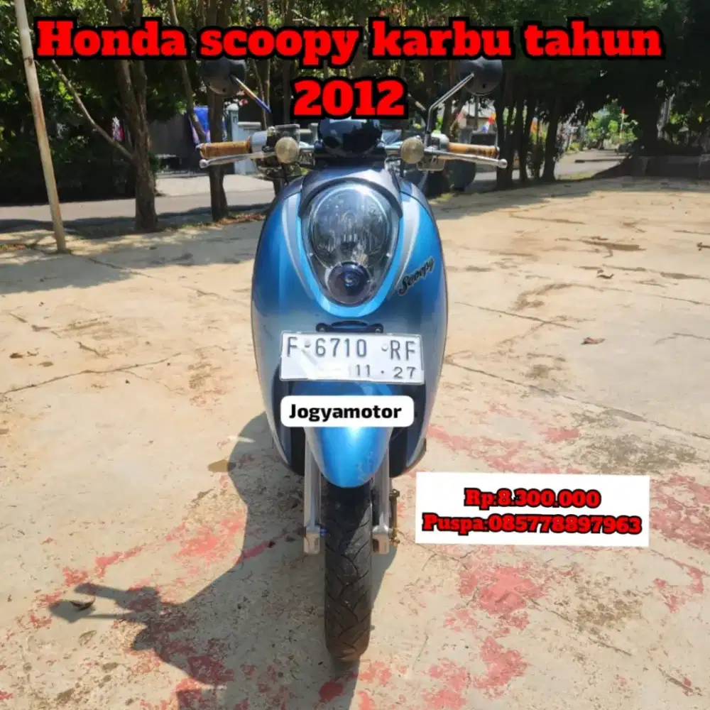 (P) honda scoopy karbu 2012 cash