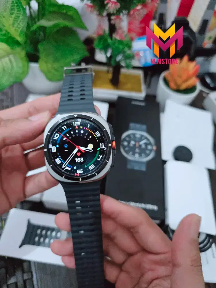 Samsung Galaxy Watch Ultra Titanium silver Fullset mulus smartwatch