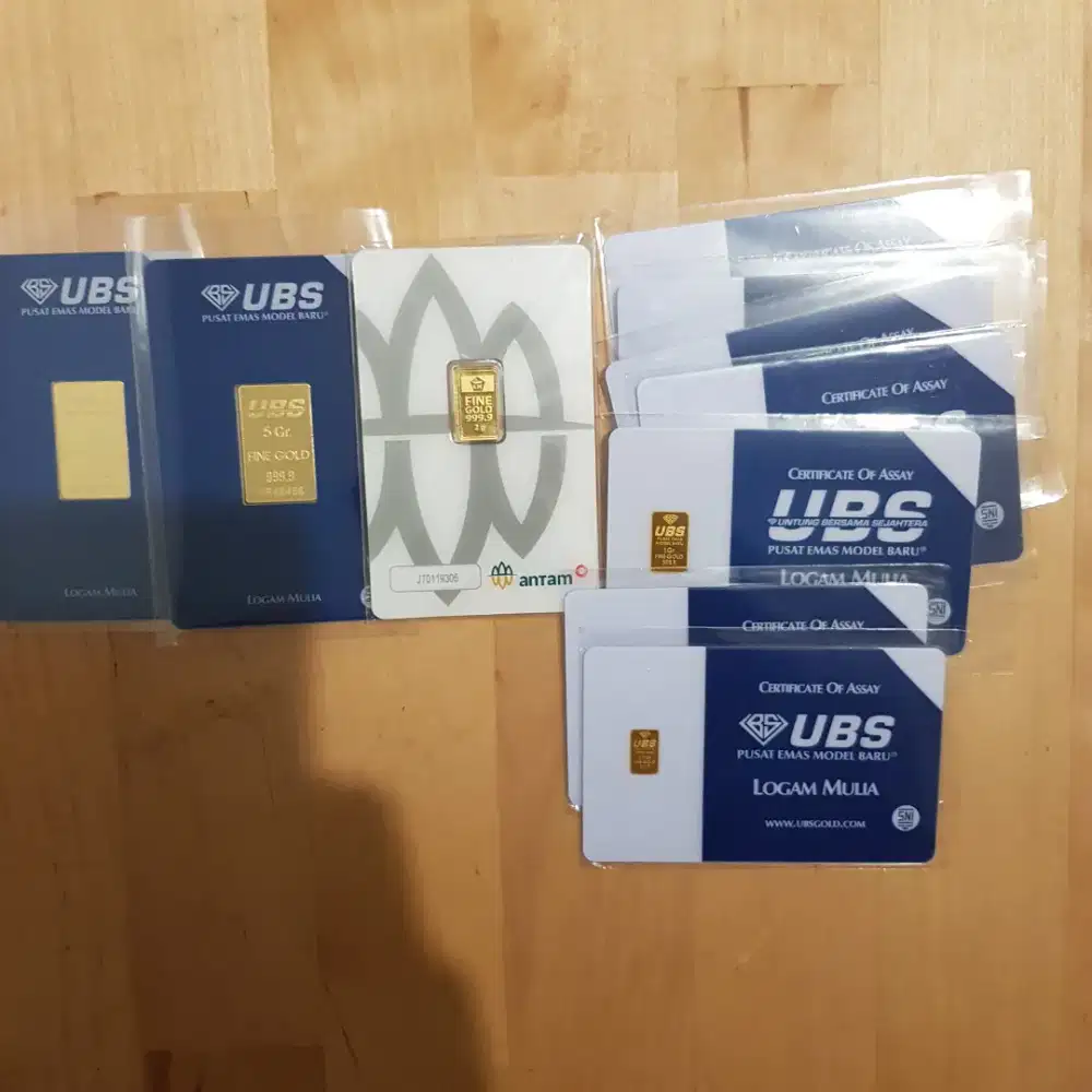 Jual Beli Emas Logam Mulia UBS Surabaya Sidoarjo Gresik sekitarnya