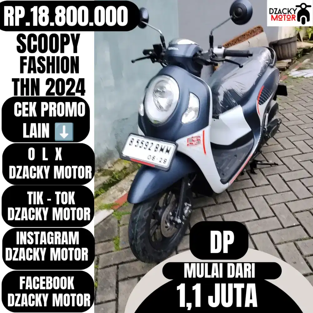 SCOOPY FASHION 2024 SECOND LIKE NEW