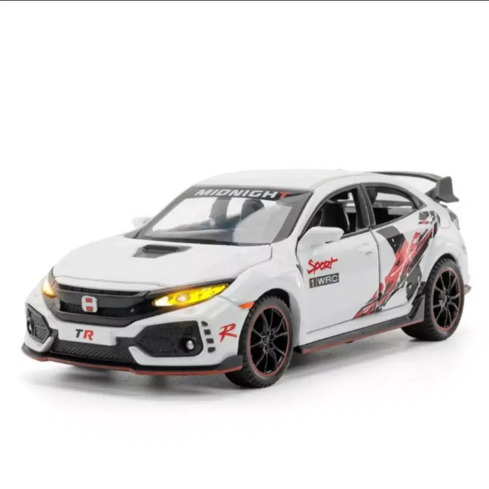 TWH Die Cast Mobil HONDA CIVIC TYPE R Skala 1:32 Edisi Midnight