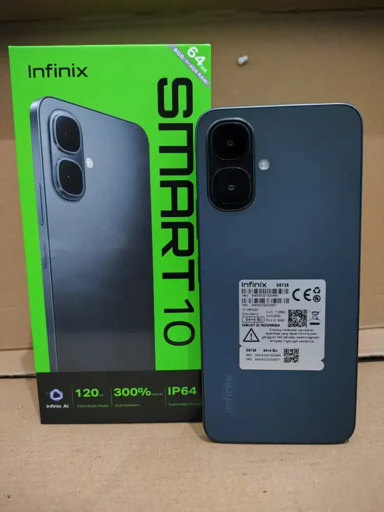 INFINIX SMART 10 RAM 4/64GB FULSET ORI