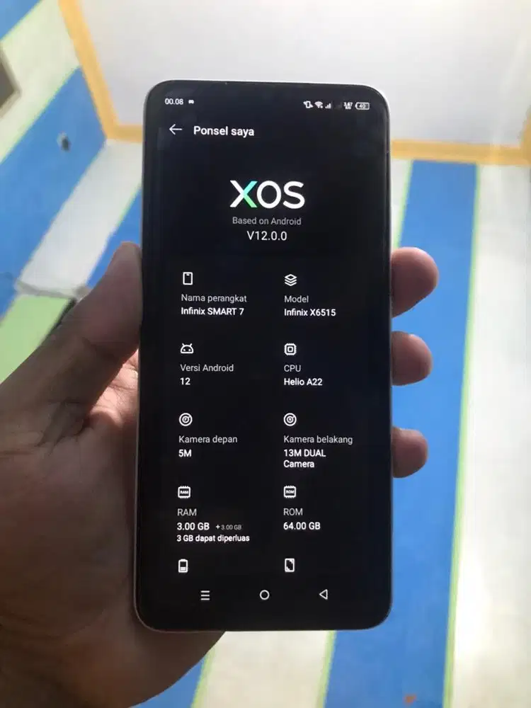 Dijual hp infinix smart 7