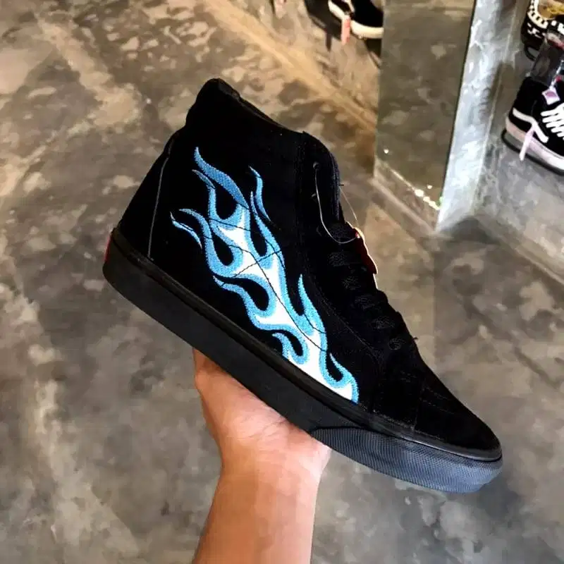 Vans SK8 High Wtaps Flame Blue Size 42