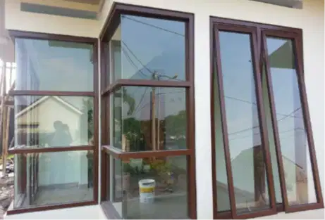 jual kusen aluminium kaca jendela partisi