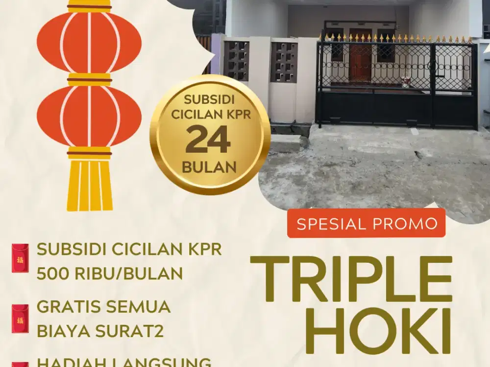 DP 10 Juta Cicilan 2 JUTAAN Rumah di Pemda Cibinong Gratis Semua Biaya Awal!