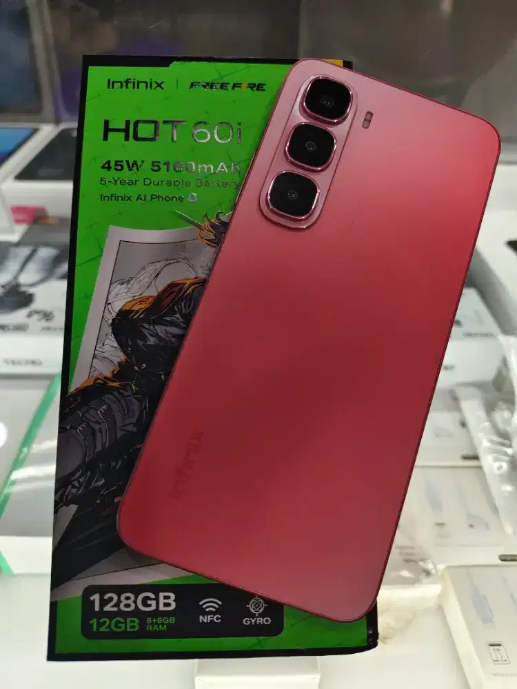 Infinix hot 60i mulus warna pink