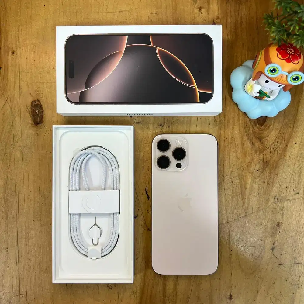 Dual nano sim iPhone 16 Pro max 512GB desert titanium Pajak resmi