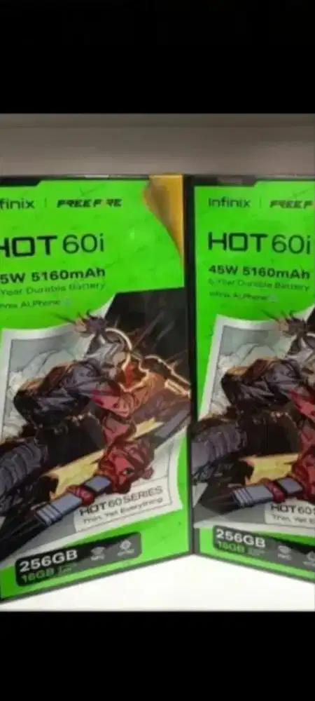 Infinix hot 60i ram 8gb 256gb dan6/128 garansi resmi