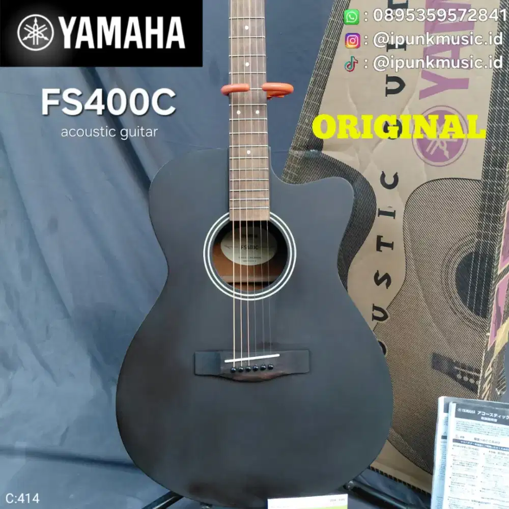 Yamaha FS400C Original Gitar Akustik Cutaway String