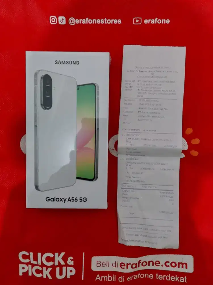 SAMSUNG A56 5G 8/256 NEW SEGEL RESMI