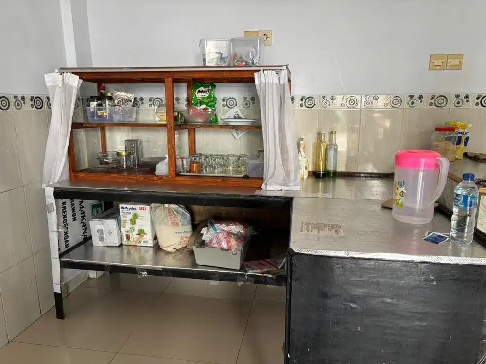 Jual Rak makanan & meja besi