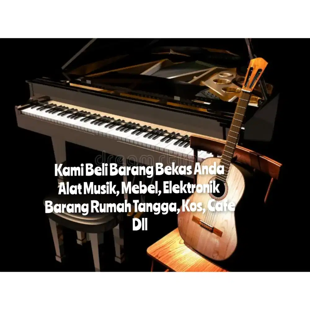 Tawarkan Alat musik Piano dan Gitar Ampli soundnya