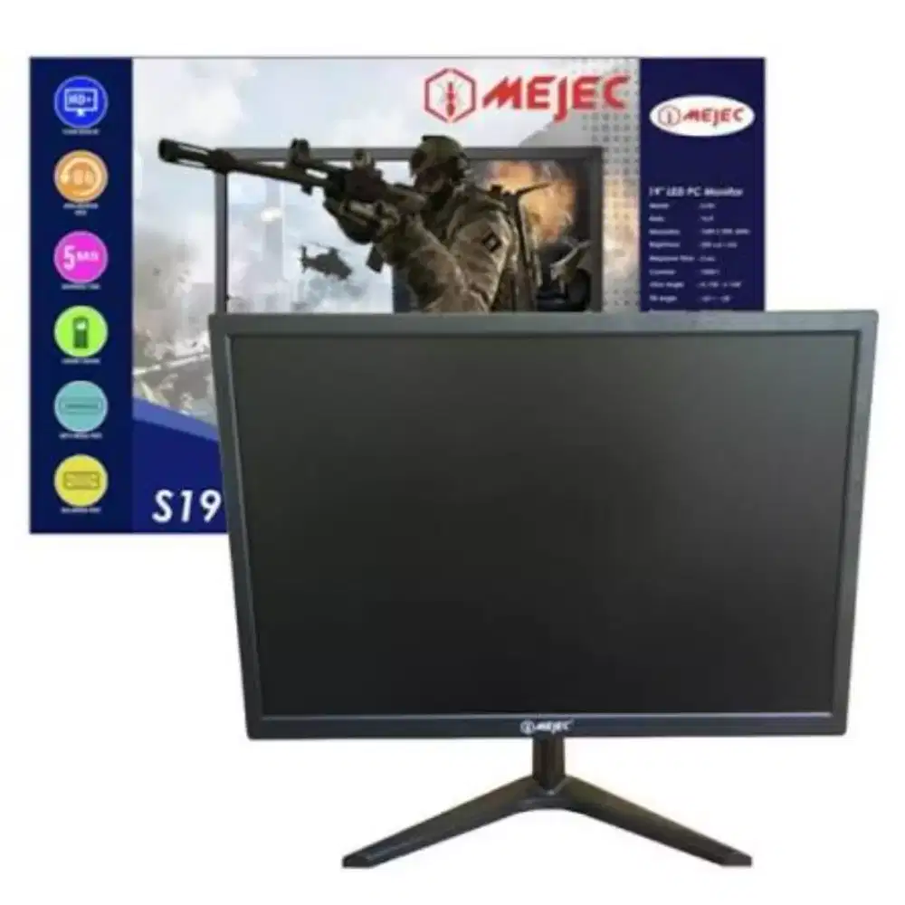 Led monitor 19inch seken fulset normal, hdmi+vga