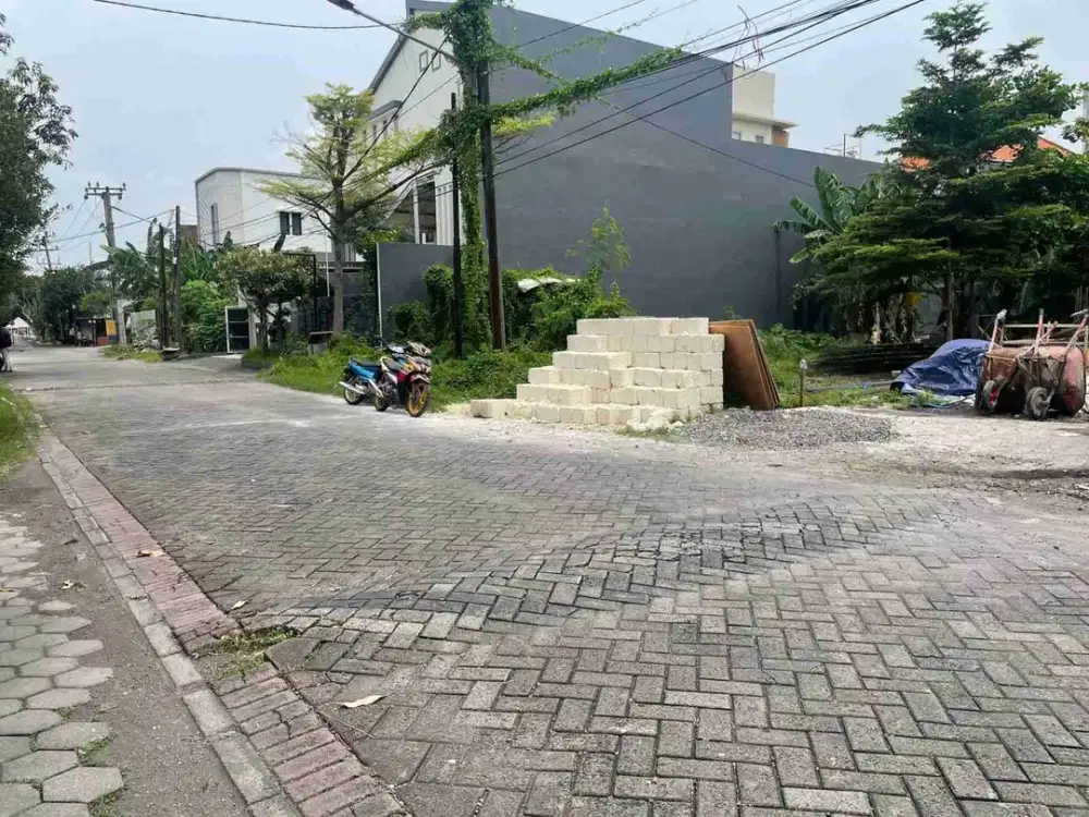 Jual Murah, Tanah Siap Bangun Row Jalan Besar Perum Elveka Kebonsari Gayungsari