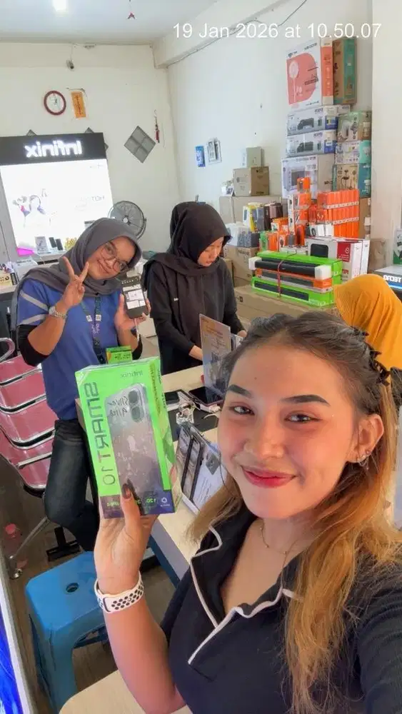 INFINIX SMART10 4+4/64 dan 4+4/128 READYSTOK WANDICELL