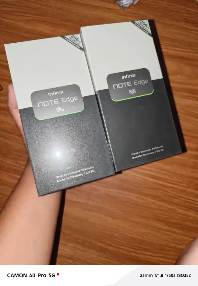 infinix note edge 8/256 masih segel box fresh new