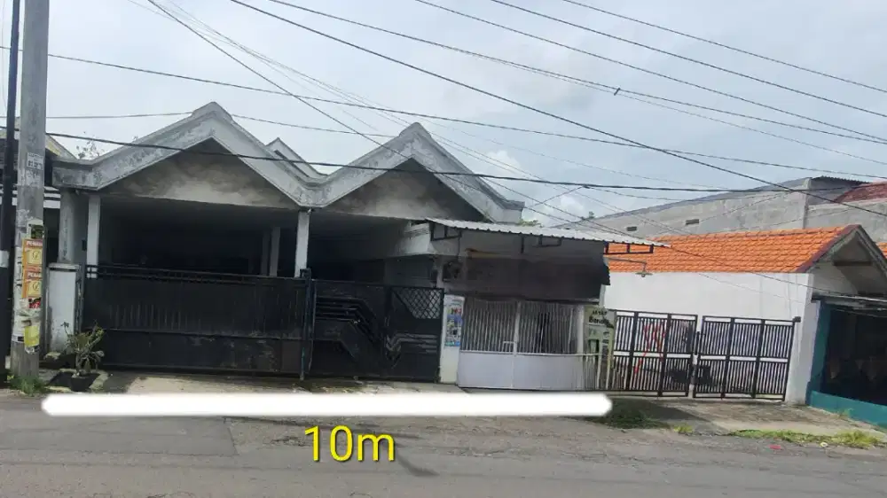 Rumah Luas nol jalan raya
