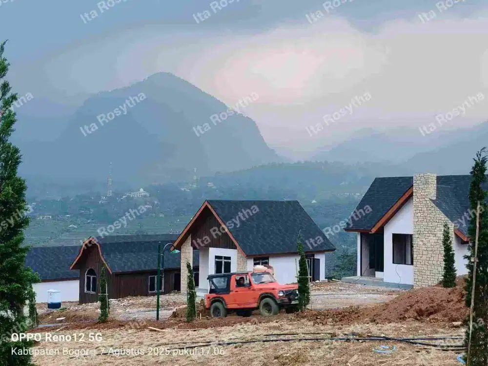 Jual Tanah Zona Kuning Deket Jakarta, Depok dan Bekasi view pegunungan