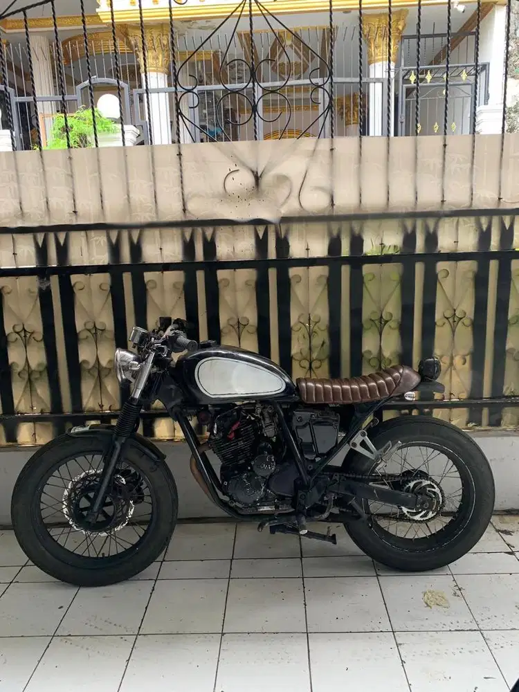 dijual motor custom scorpio surat surat lengkap pondok aren
