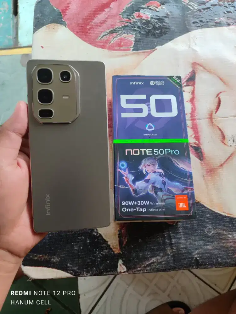 Infinix Note 50 Pro 8/256 fullset ORI mulus no minus