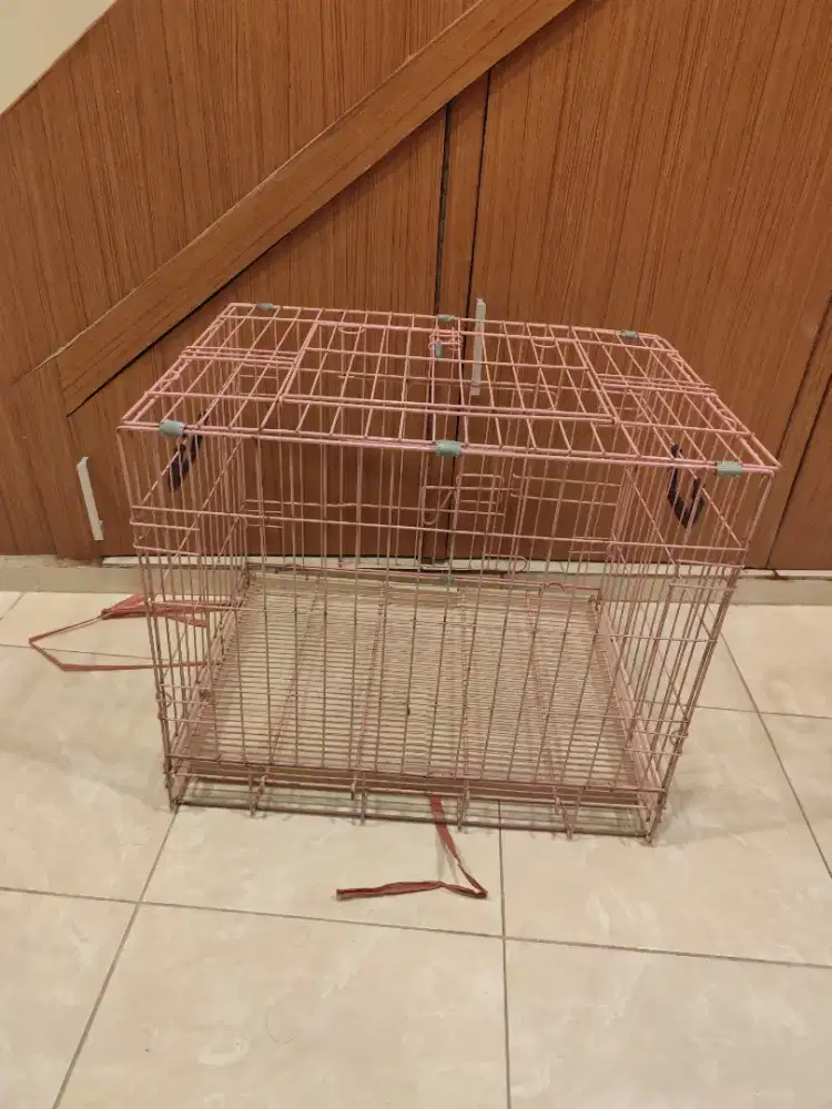 Kandang besi hewan anjing kucing
