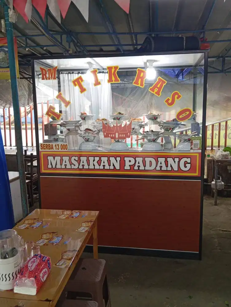 TINGGAL JUALAN RM PADANG BESERTA LAPAKNYA